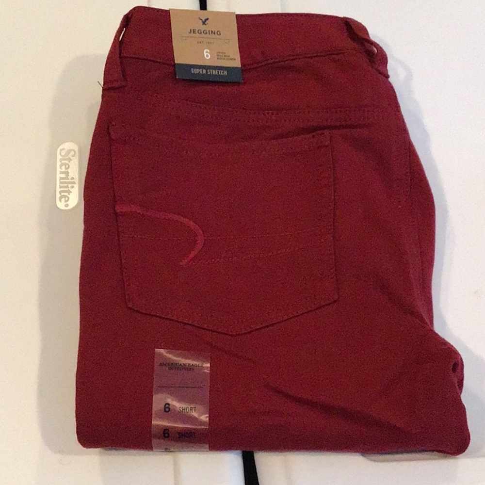 NWT AEO American Eagle Knit Jeggings 6S